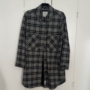 Woolrich Black and White Checkered Shirt